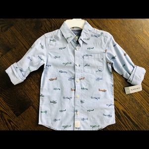 Carter’s Oxford Airplane Button Down shirt